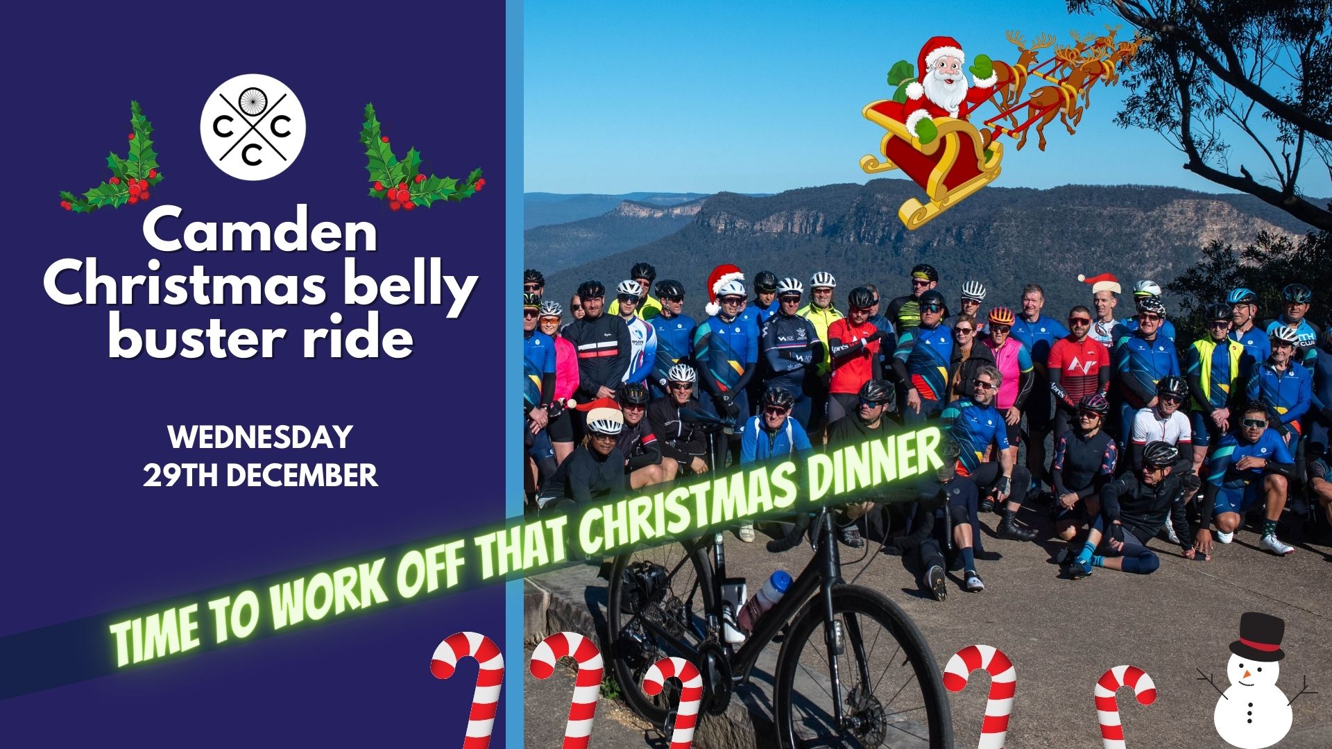 Christmas Belly Buster Club ride