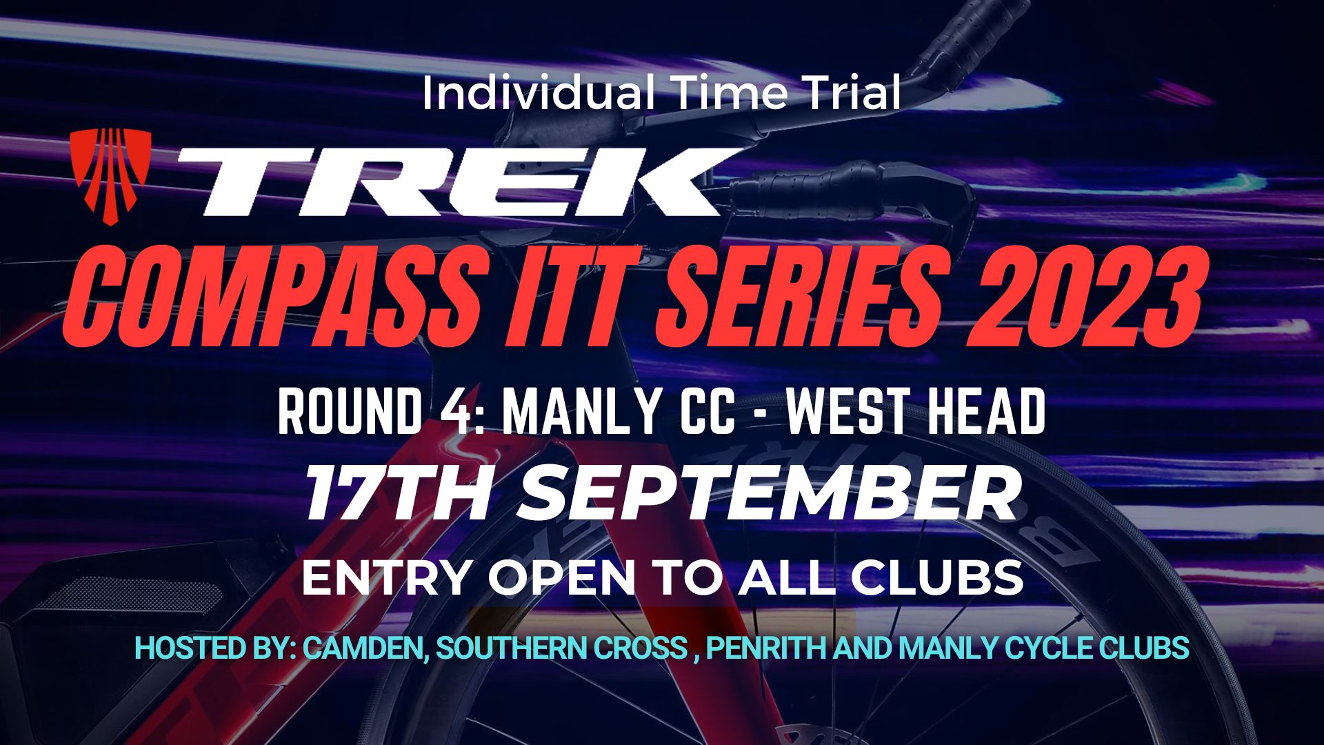 Trek Compass time trial series 2023 Round 4 manly