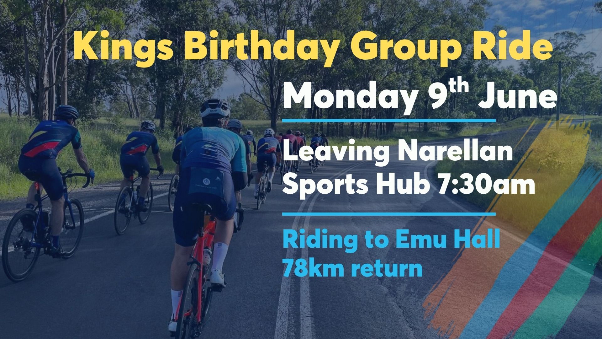 Kings Birthday group ride